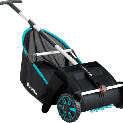 Gardena Aspirateur de Feuilles et de pelouse Balayeuse mécanique pour Le Jardin